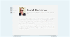 Desktop Screenshot of ianmhartshorn.com