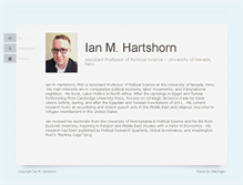 Tablet Screenshot of ianmhartshorn.com